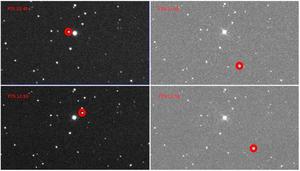 Parallaxe und Entfernung des Asteroiden Apophis