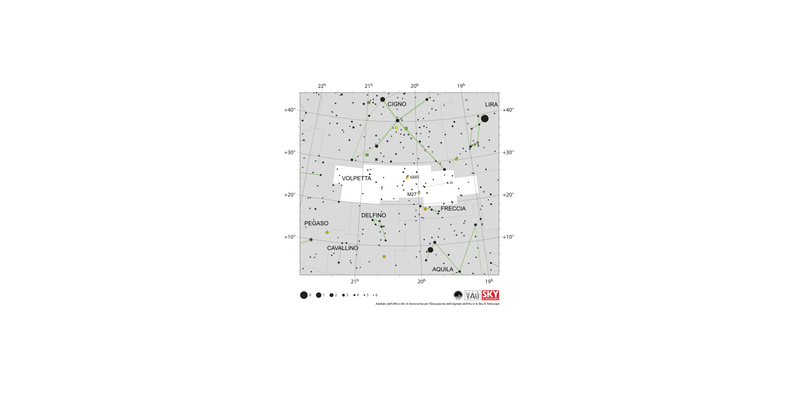 Le stelle della Volpetta non compongono una forma chiara