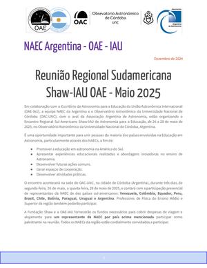 thumbnail for South American Regional Meeting Invitation (Portuguese)