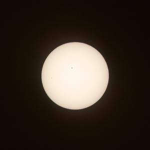 The Sun before the eclipse
