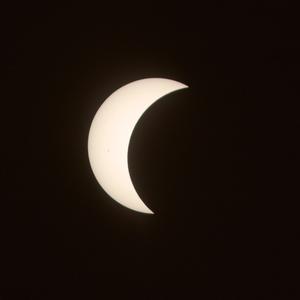 Solar eclipse at 70%