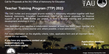 OAE Opens Call for Teacher Training Program Thumbnail