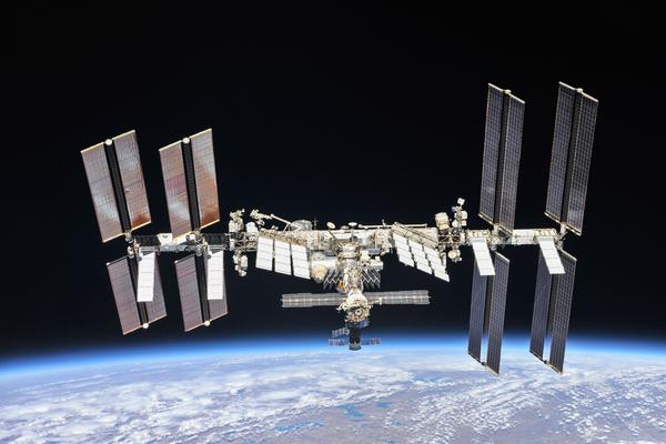 The International Space Station (ISS) is in orbit around the Earth.
